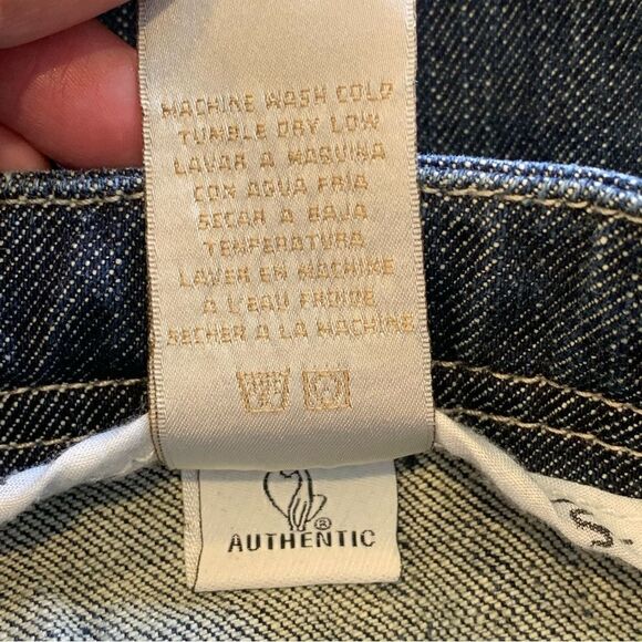 Baby Phat Gold Label Distressed High Rise Waist Denim Jeans SIZE 16 - Picture 8 of 10